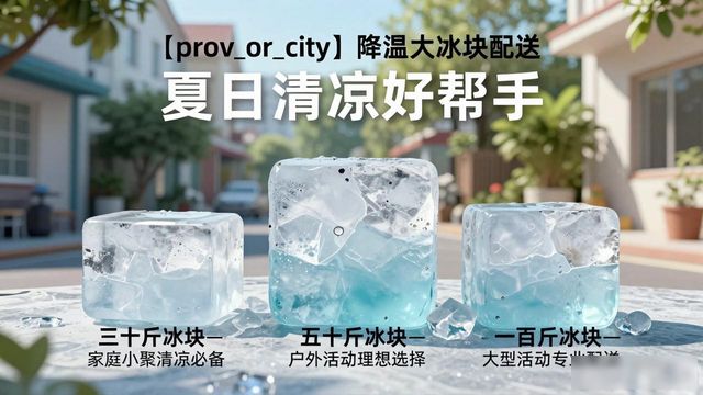 虹口降温大冰块配送 夏日清凉好帮手